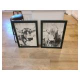 TWO (2) FRAMED PRINTS