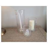 3PC CANDLE HOLDERS