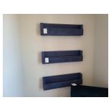 3PC WALL SHELVING