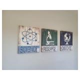 THREE (3) CANVASES