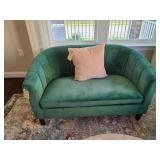 TWO (2) LOVESEATS W/PILLOWS