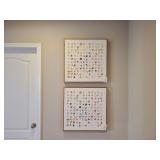 TWO (2) FRAMED CANVASES