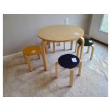 5PC KIDS TABLE & CHAIRS