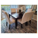 7PC DINING TABLE & CHAIRS