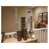 5PC ASSORTED CANDLESTICKS