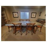 7PC DINING TABLE W/ CHAIRS