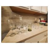 17PC ASSORTED GLASSWARE
