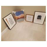 5PC FRAMED PRINTS