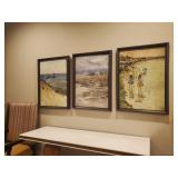 3PC FRAMED PRINTS