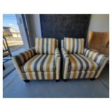 TWO (2) ARM CHAIRS