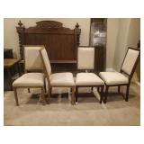 FOUR (4) SIDE CHAIRS