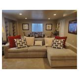 SECTIONAL SOFA W/ PILLOWS