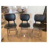 3PC COUNTER STOOLS