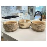 3PC DECORATIVE BOWLS
