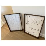 2PC FRAMED WALL ART
