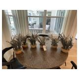 6PC FAUX GREENERY