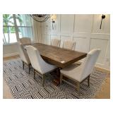 7PC DINING TABLE & CHAIRS