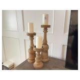 3PC CANDLEHOLDERS