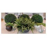 6PC FAUX GREENERY
