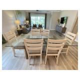 7PC DINING TABLE & CHAIRS