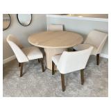 5PC DINING TABLE & CHAIRS