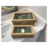 2PC DECORATIVE BOXES