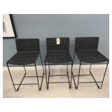 3PC COUNTER STOOLS
