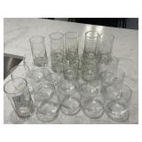 23PC GLASS CUPS