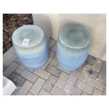 2PC OUTDOOR PATIO ACCENT TABLES