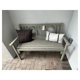 OUTDOOR PATIO BENCH