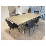 7PC DINING TABLE & CHAIRS