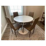 5PC DINING TABLE & CHAIRS