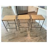 3PC COUNTER STOOLS