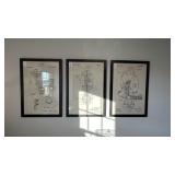 3PC FRAMED PRINTS