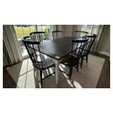 7PC DINING TABLE AND CHAIRS