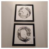 2PC FRAMED WALL ART