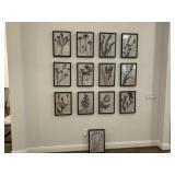 13PC FRAMED PRINTS