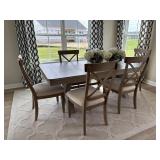 7PC DINING TABLE & CHAIRS