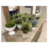 10 PC FAUX SUCCULENTS