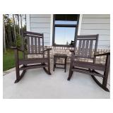 3PC OUTDOOR SEATING & ACCENT TABLE