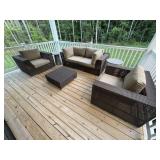 4PC OUTDOOR SEATING & COFFEE TABLE