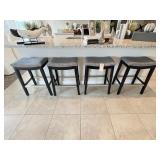 4PC COUNTER STOOLS