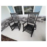 2PC OUTDOOR ROCKING CHAIRS