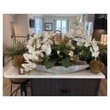 10PC FAUX FLORALS & GREENERY