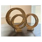 3PC METAL DECOR