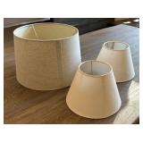 3PC LAMPSHADES