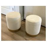 2PC STORAGE STOOLS