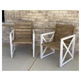 2PC OUTDOOR CHAIRS