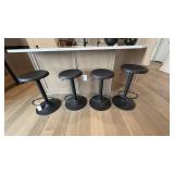 4PC ADJUSTABLE STOOLS