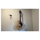 2PC ACOUSTIC-ELECTRIC BASS GUITAR & AMP